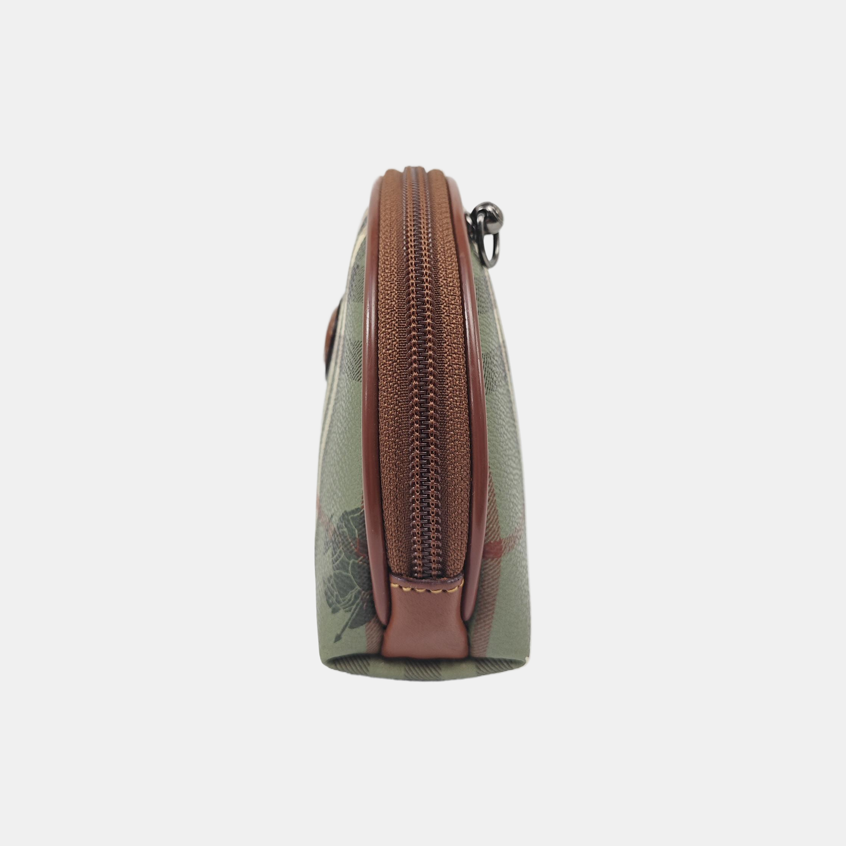 Coated Canvas Shoulder Bag Green