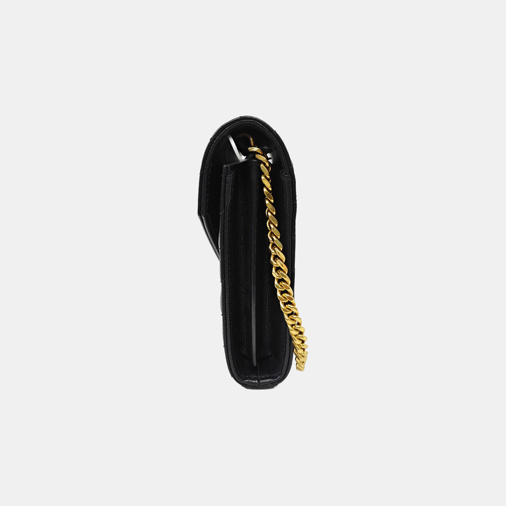MONOGRAM Medium Chevron Calfskin Black