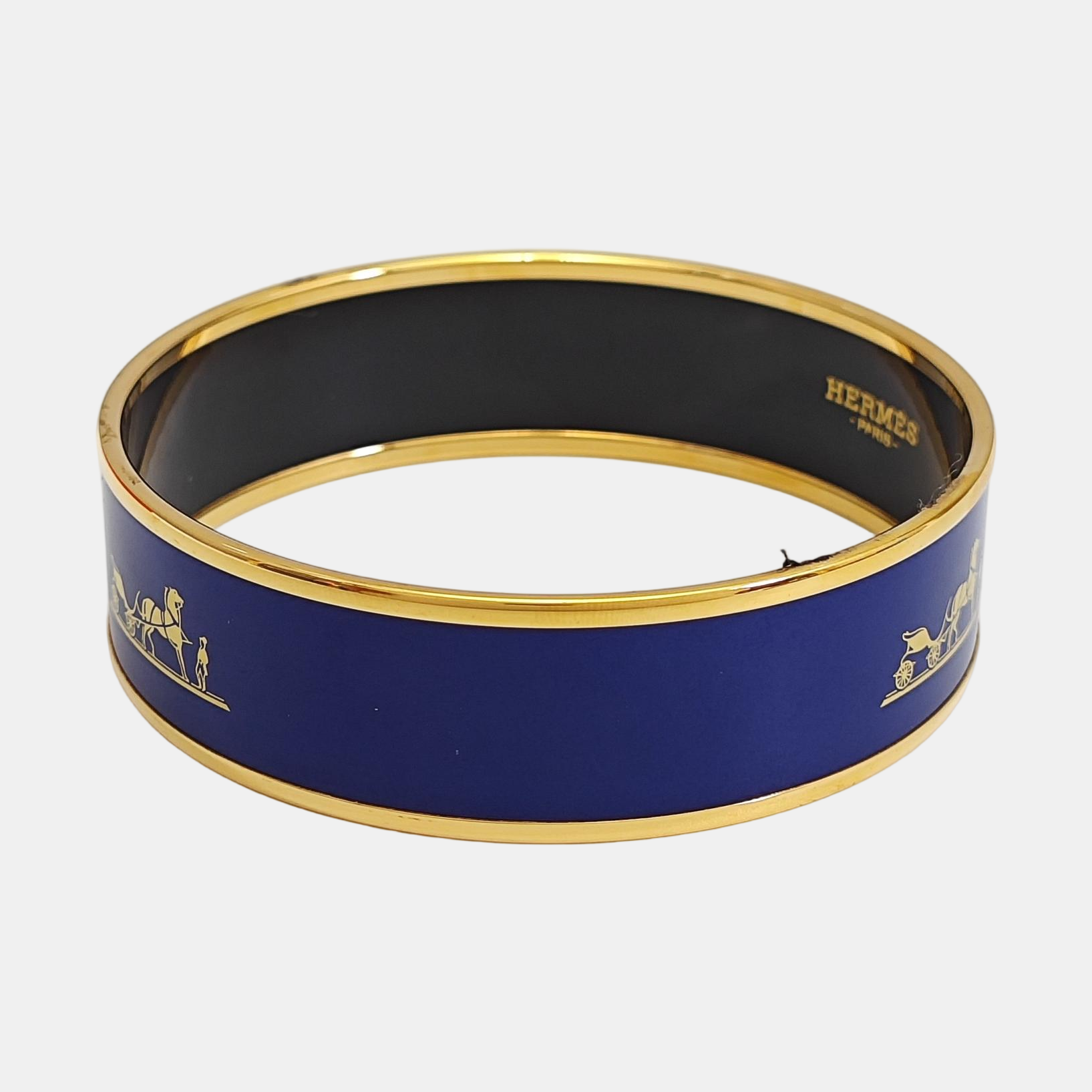 Email Metal Blue Bangle
