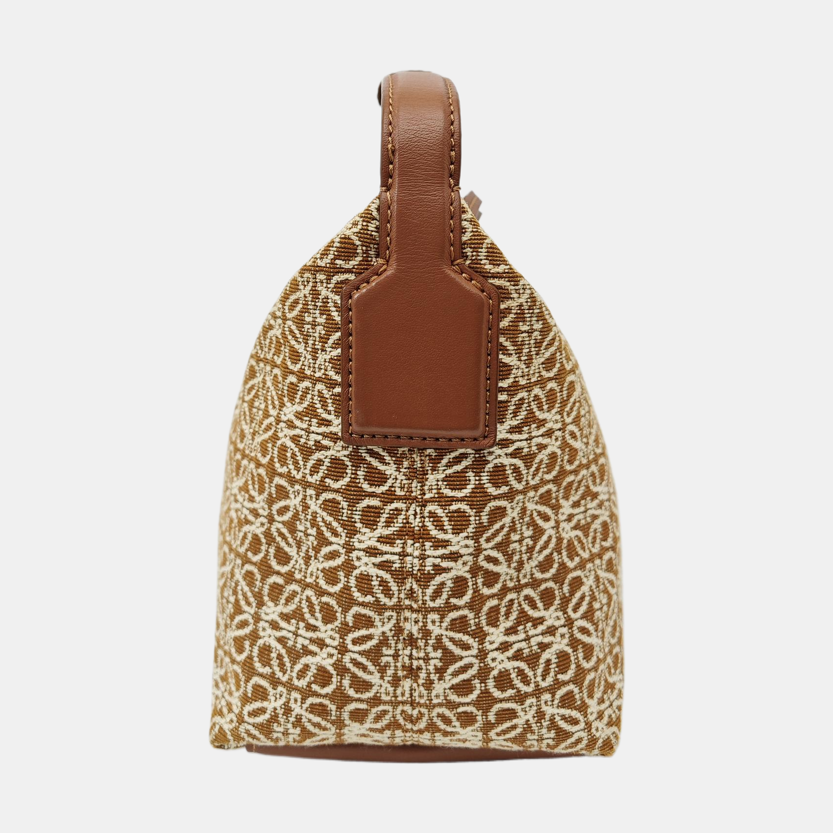 Monogram Canvas Top Handle Bag Brown