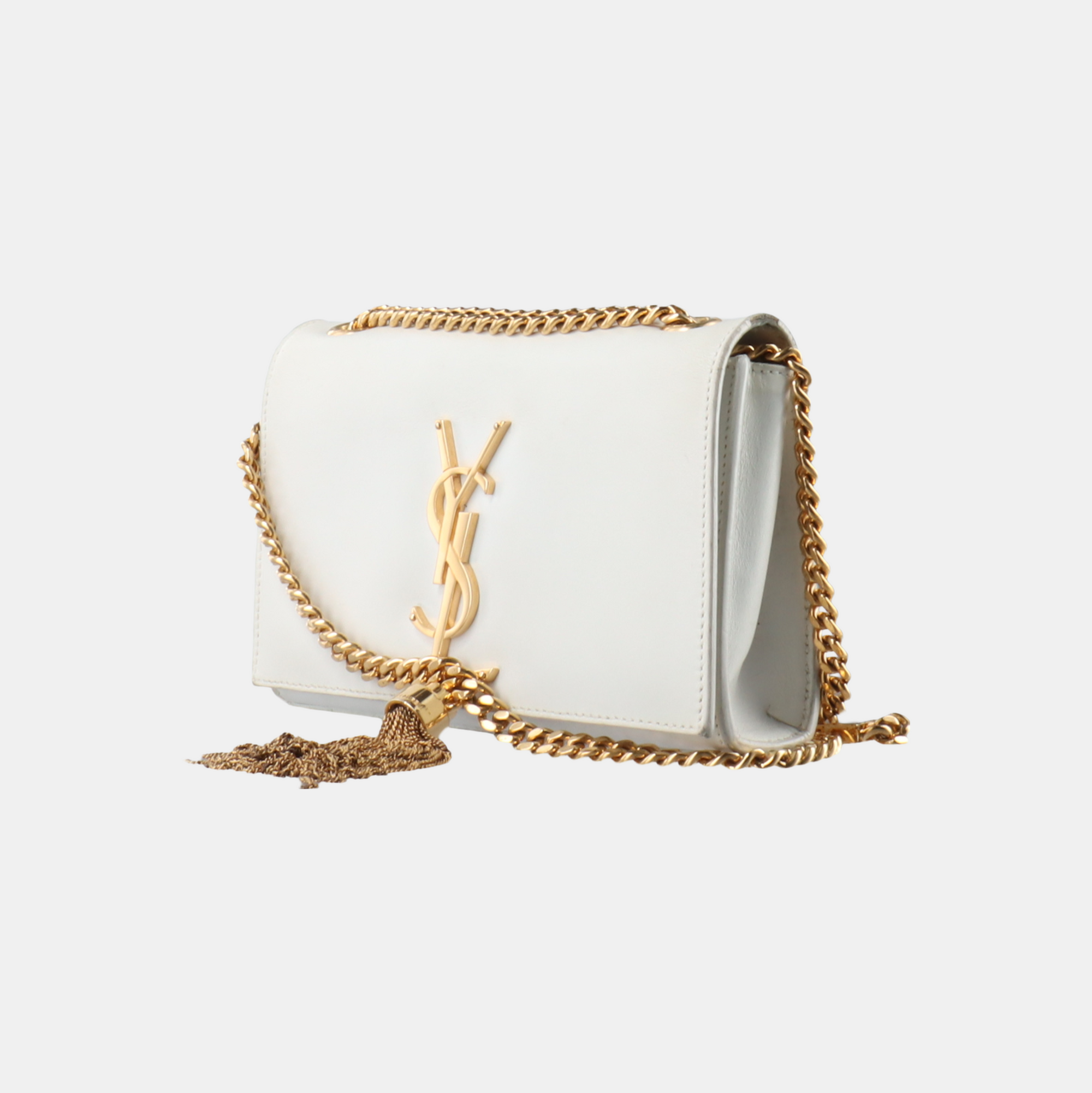 KATE Mini Calfskin White