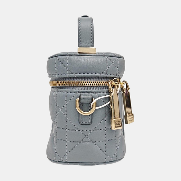 Vanity Lady Dior Cannage Calfskin Blue