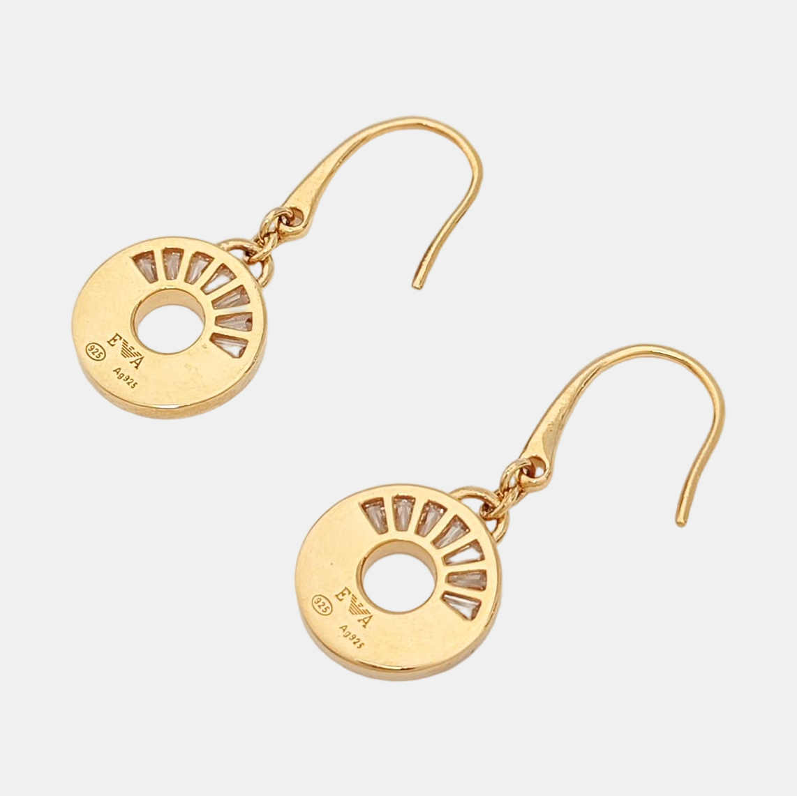 925 Sterling Silver Rose Gold Earrings