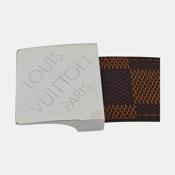 Coated Canvas Belt Brown