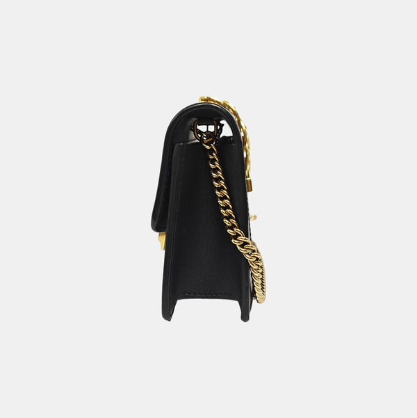 Sylvie Super Mini Calfskin Black