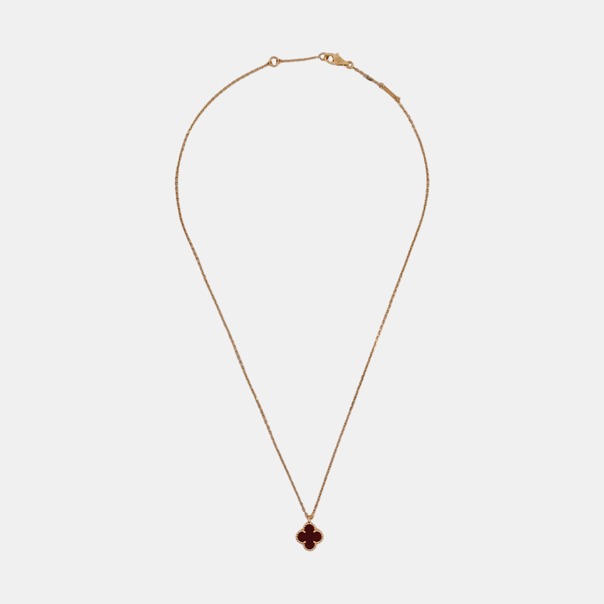 Sweet Alhambra 18k Rose Gold Necklace