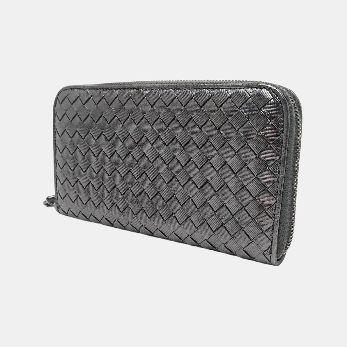 Calfskin Wallet Gray