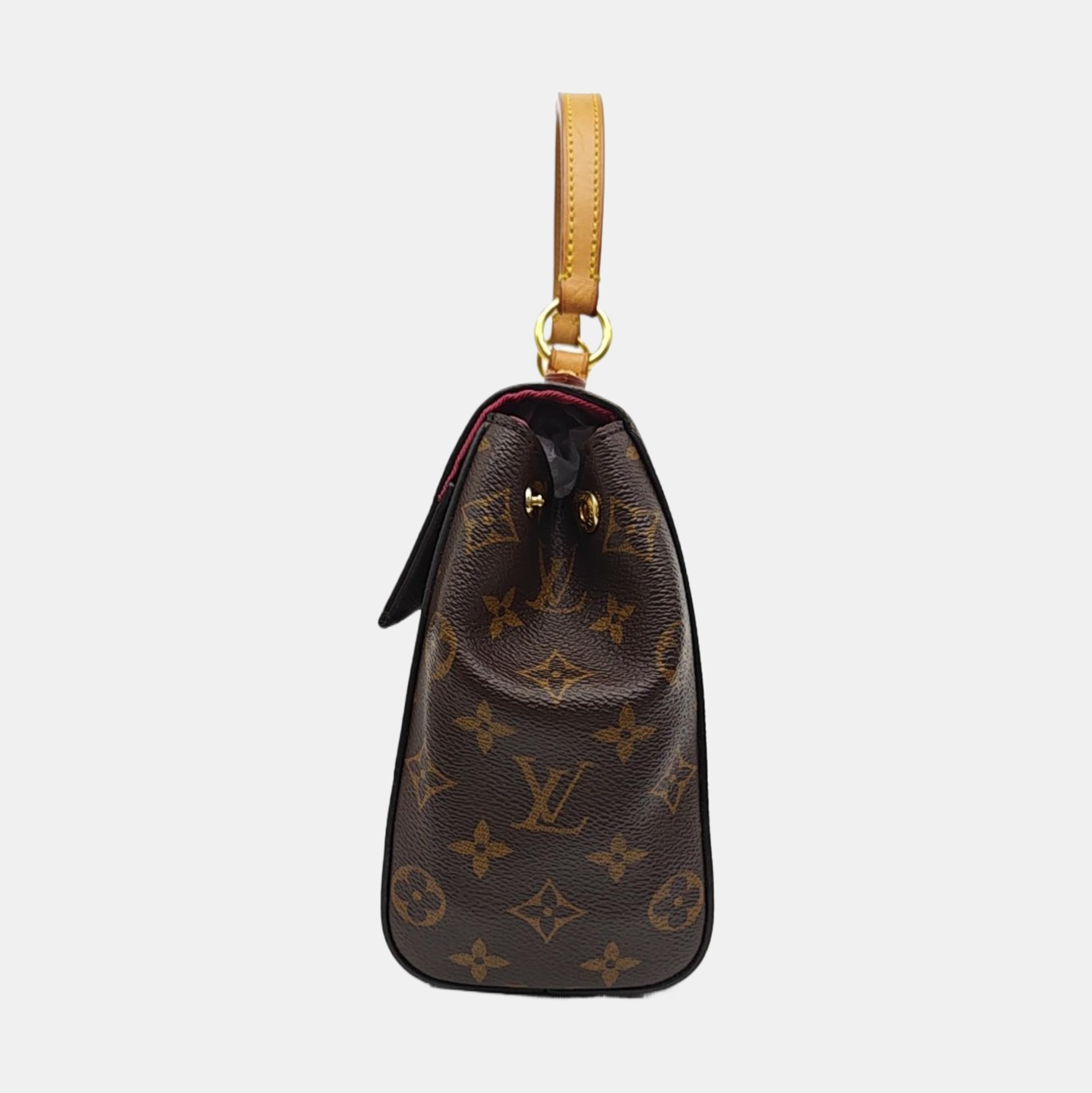 CLUNY PM Monogram Coated Canvas Brown