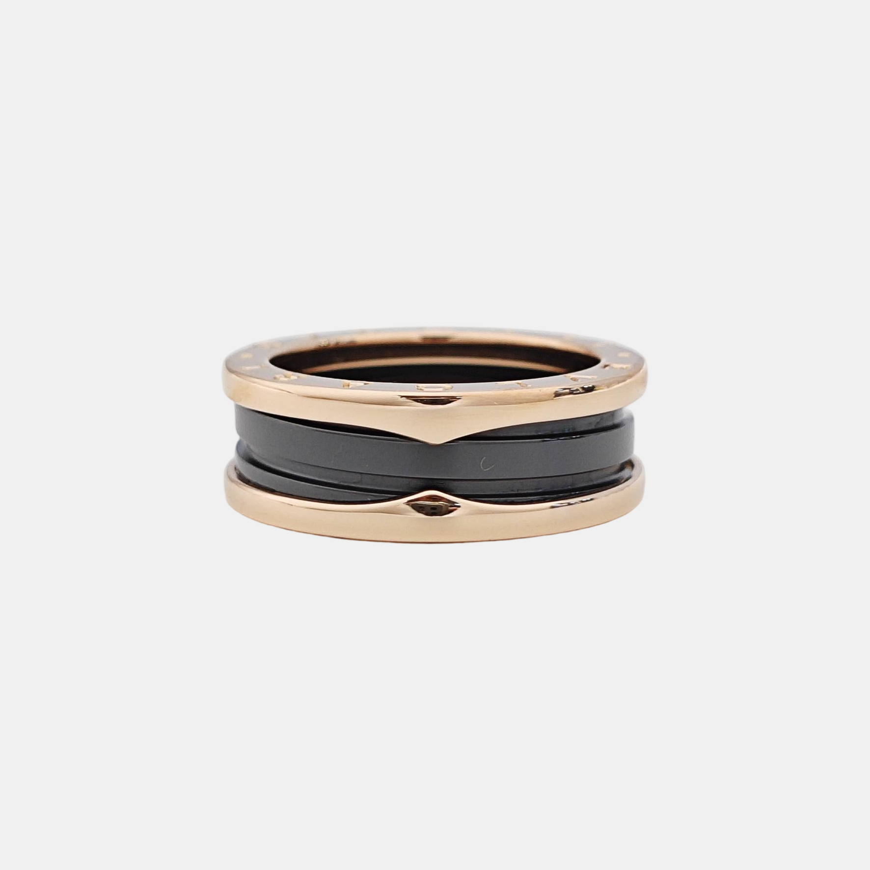 B.ZERO1 18k Rose Gold Ring EU 59