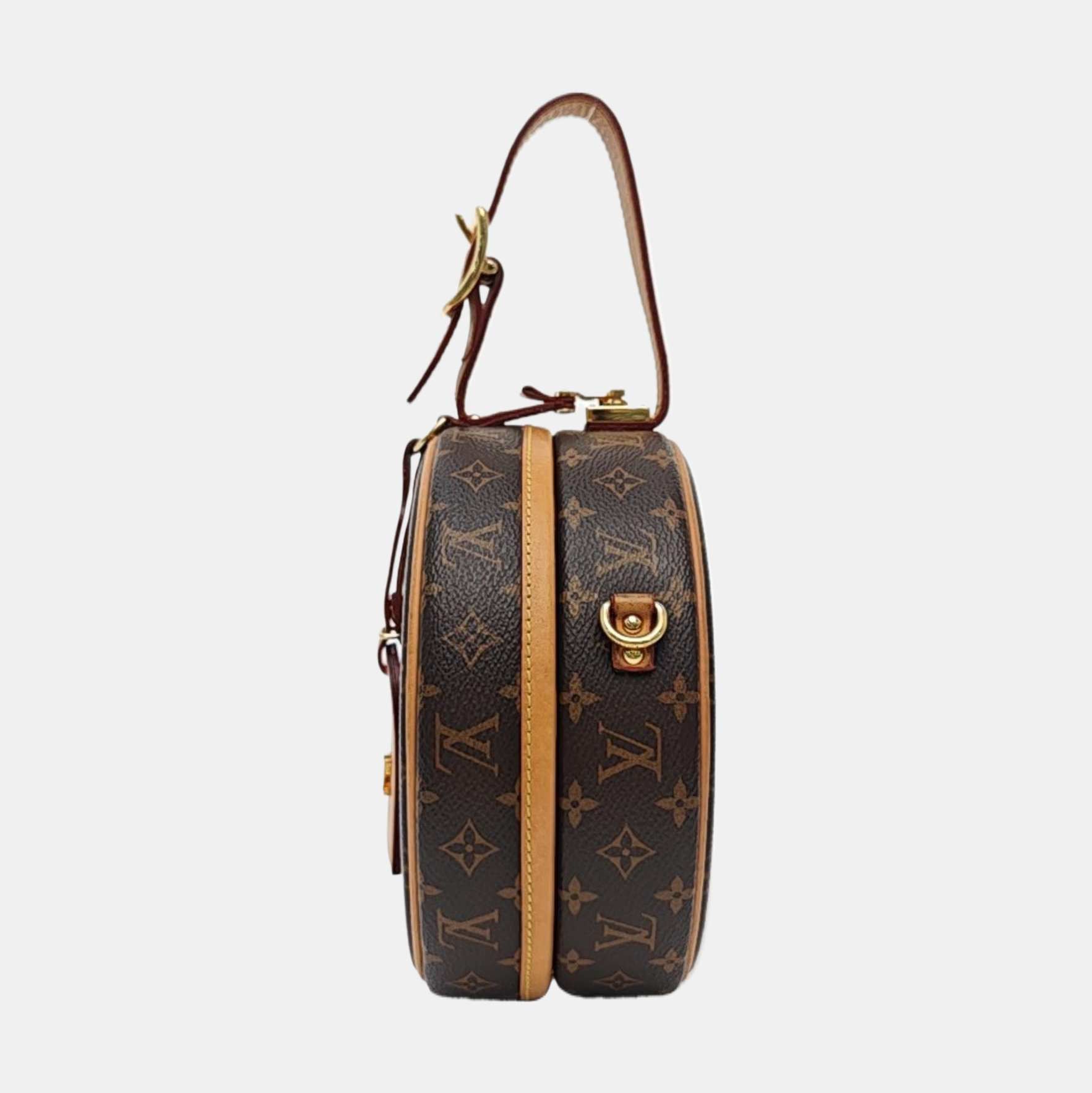 BOITE CHAPEAU PM Monogram Coated Canvas Brown