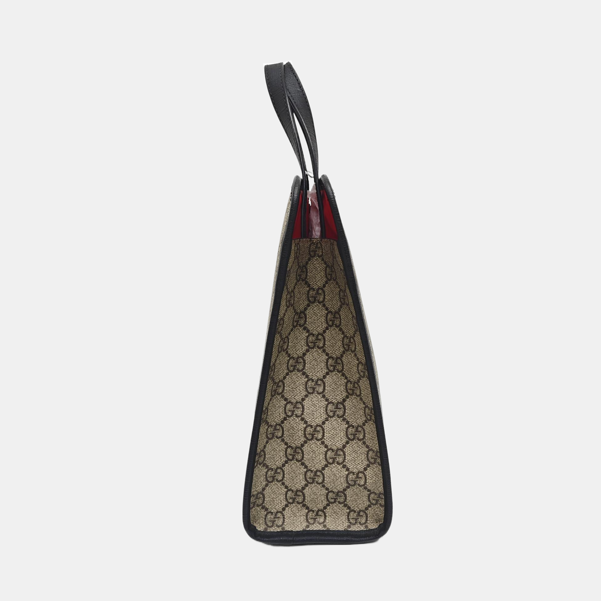 Monogram Coated Canvas Top Handle Bag Beige