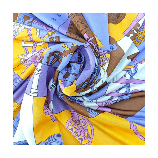 Mulberry Silk Silk Scarf Multicolor