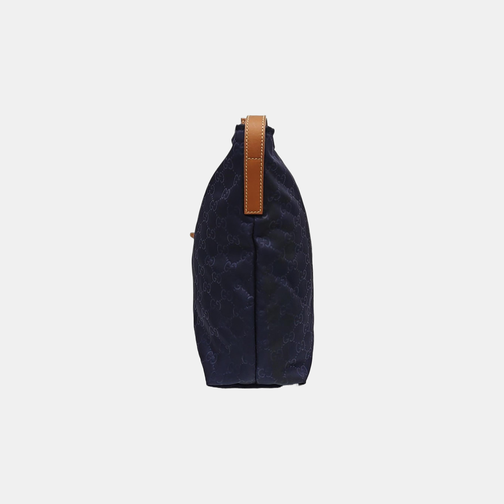 Monogram Nylon Shoulder Bag Blue
