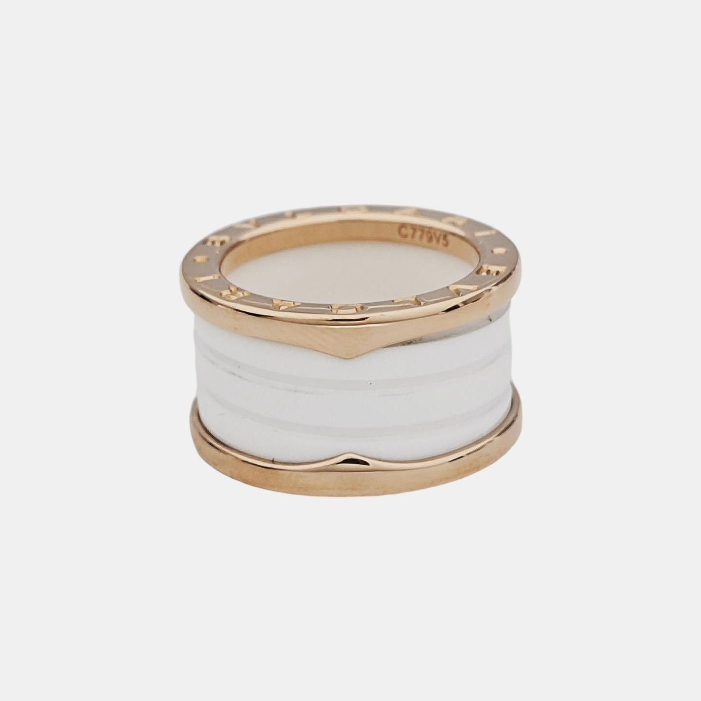 B.ZERO1 18k Rose Gold Ring EU 51