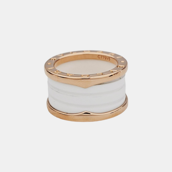 B.ZERO1 18k Rose Gold Ring EU 51