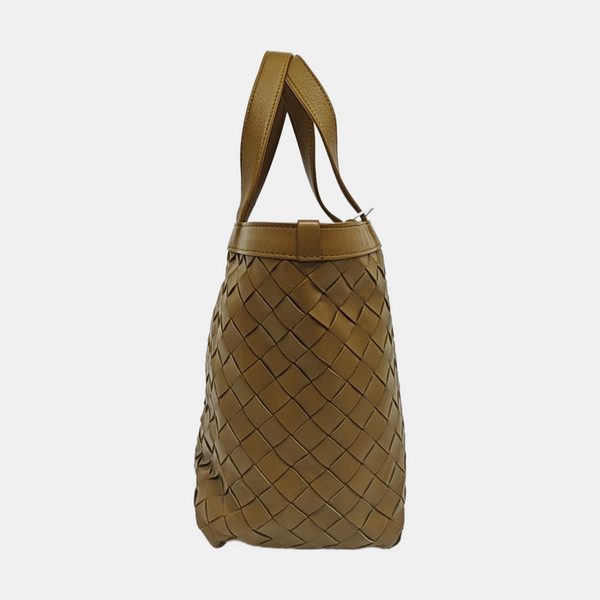 Lambskin Tote Bag Brown