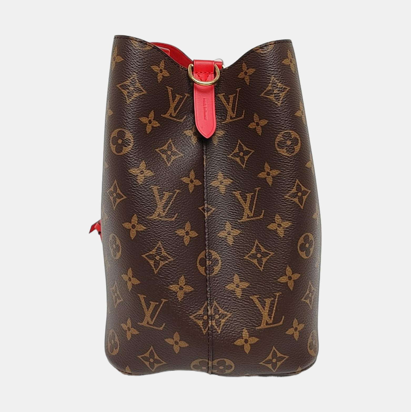 NÉONOÉ MM Monogram Coated Canvas Brown