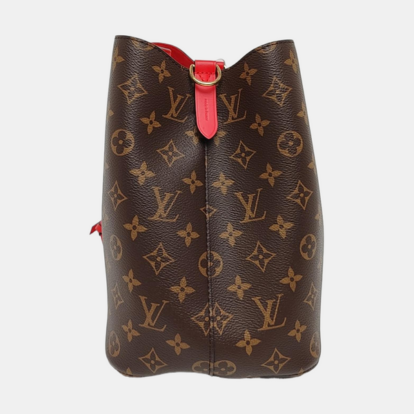 NÉONOÉ MM Monogram Coated Canvas Brown