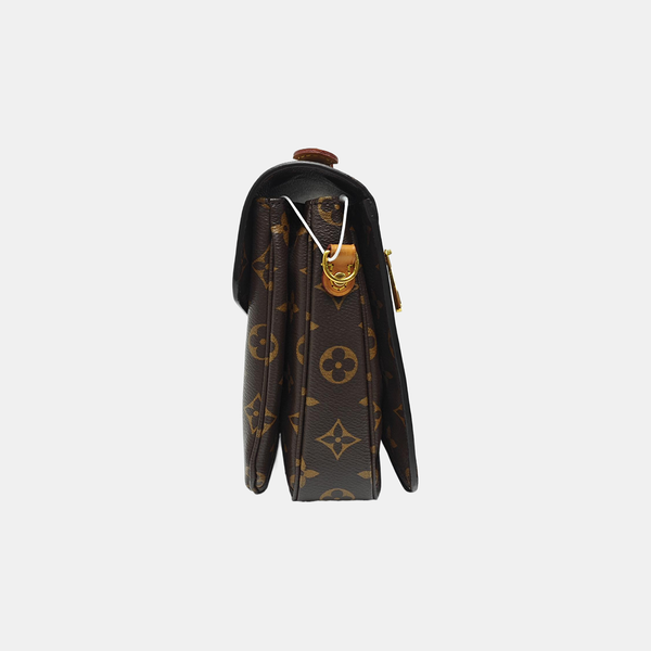 MÉTIS MM Monogram Coated Canvas Brown