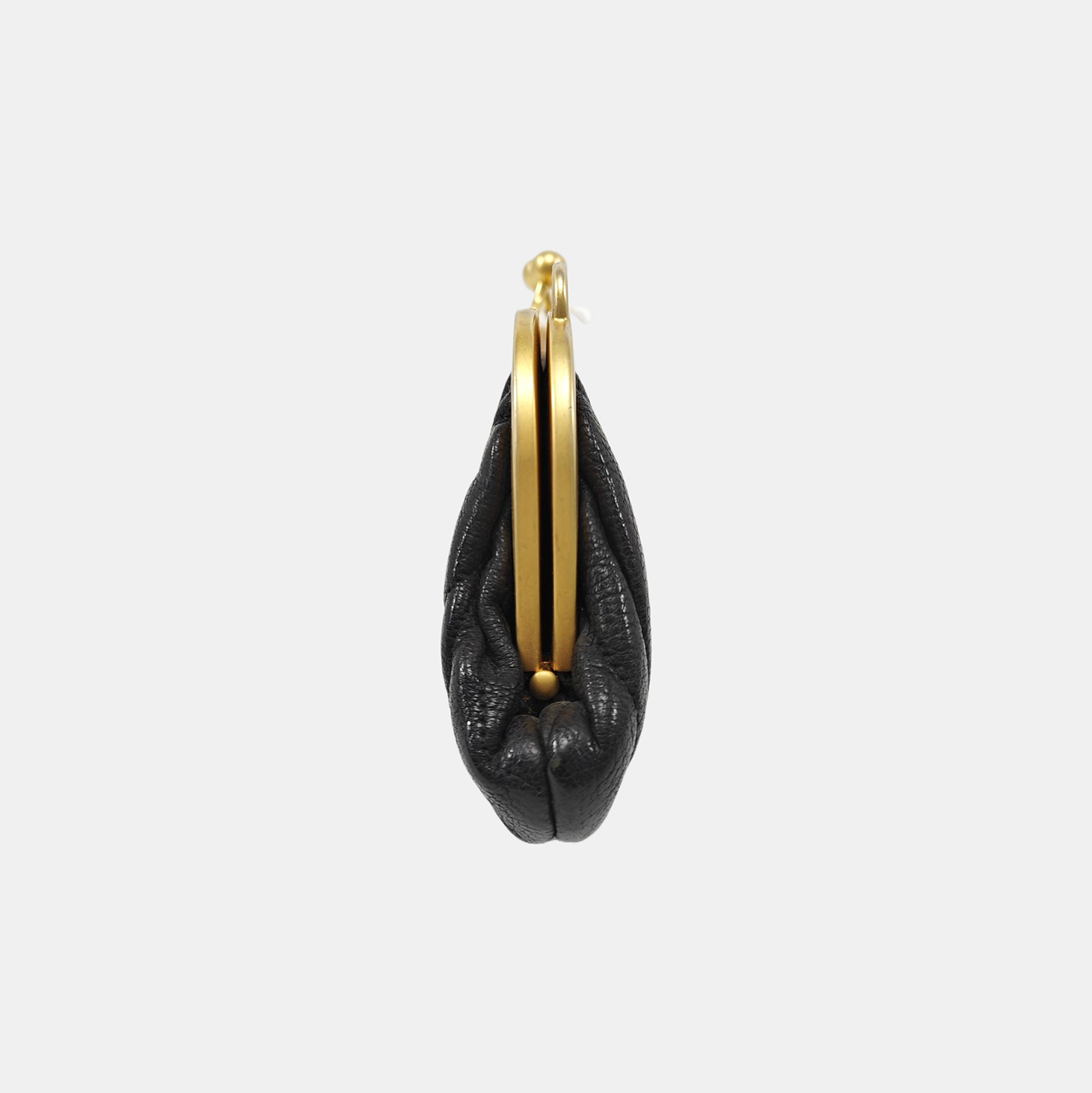 Quilted Calfskin Shoulder Bag Black
