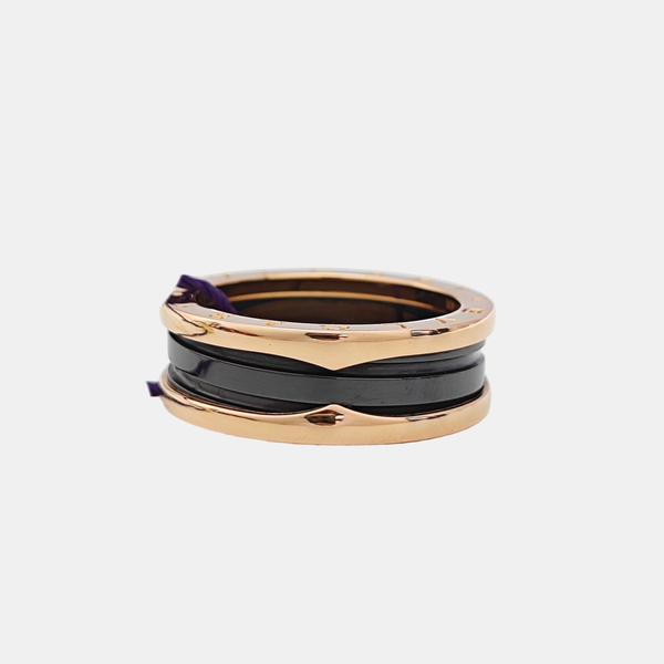 B.ZERO1 18k Rose Gold Ring EU 63