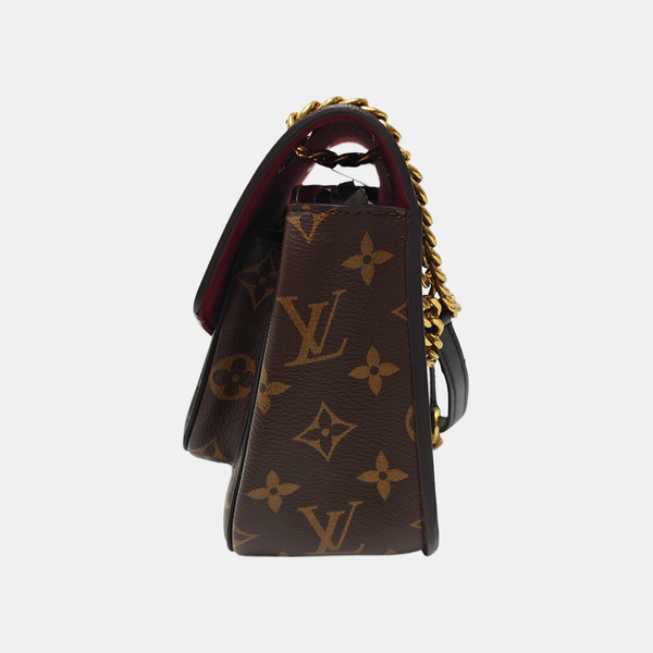 PASSY Monogram Coated Canvas Brown