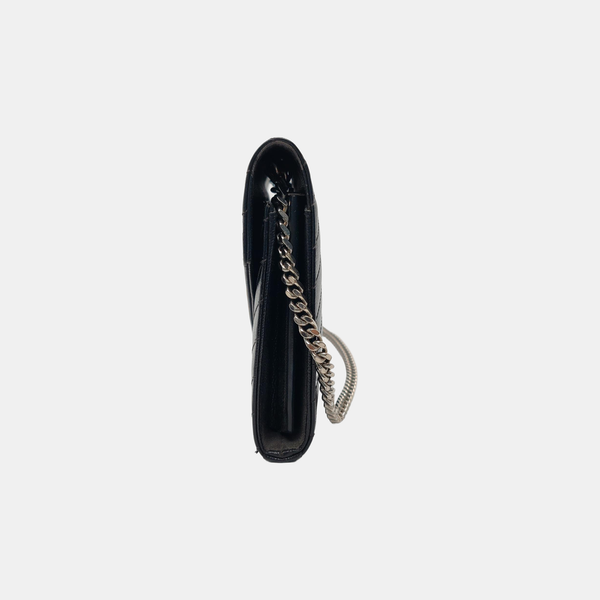 MONOGRAM Medium Chevron Calfskin Black