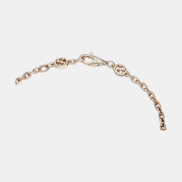 Interlocking G 925 Sterling Silver Bracelet