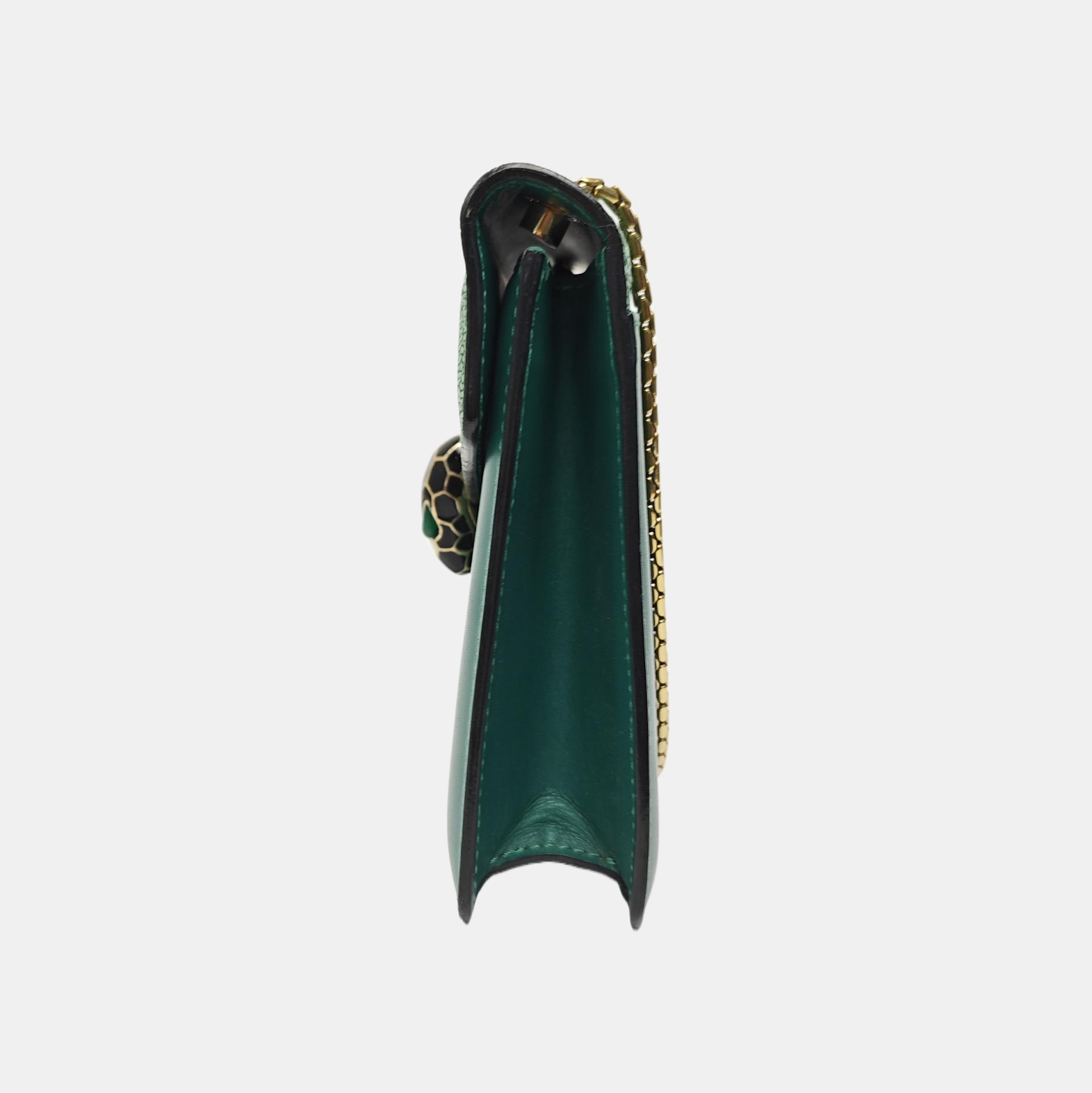 SERPENTI FOREVER Small Stingray Leather Green