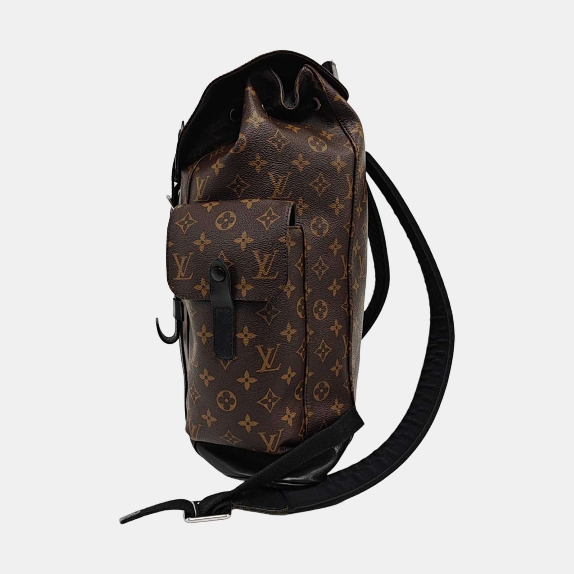 CHRISTOPHER MM Monogram Coated Canvas Brown