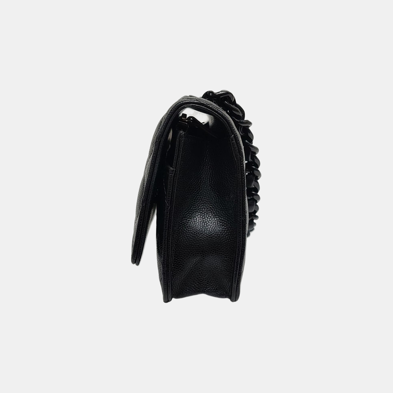 WOC Quilted Grained Calfskin Black