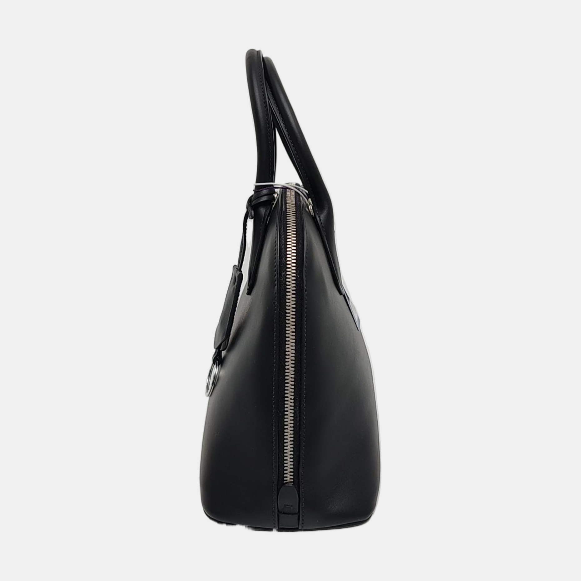 Saffiano Calfskin Shoulder Bag Black