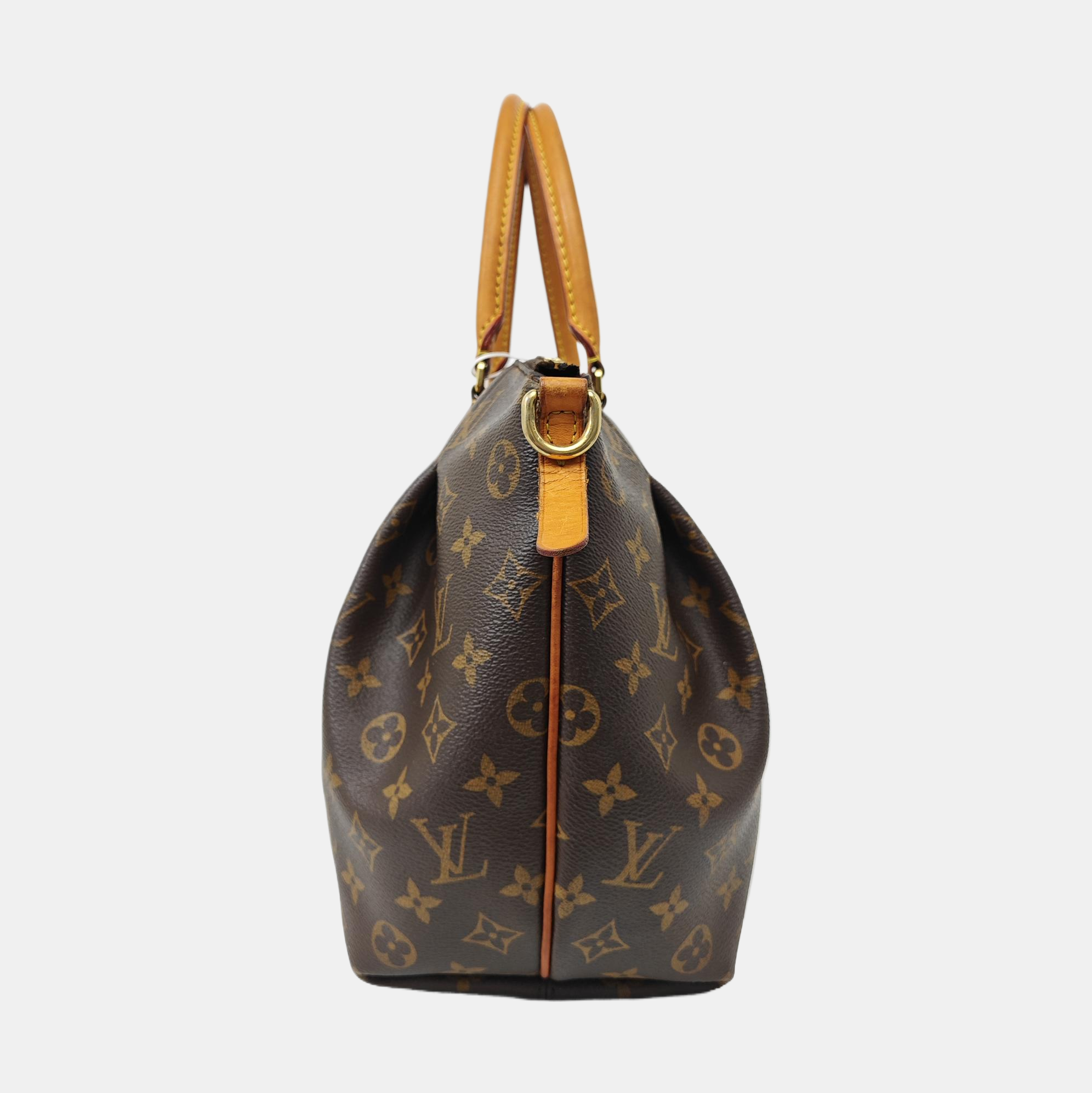 TURENNE MM Monogram Coated Canvas Brown