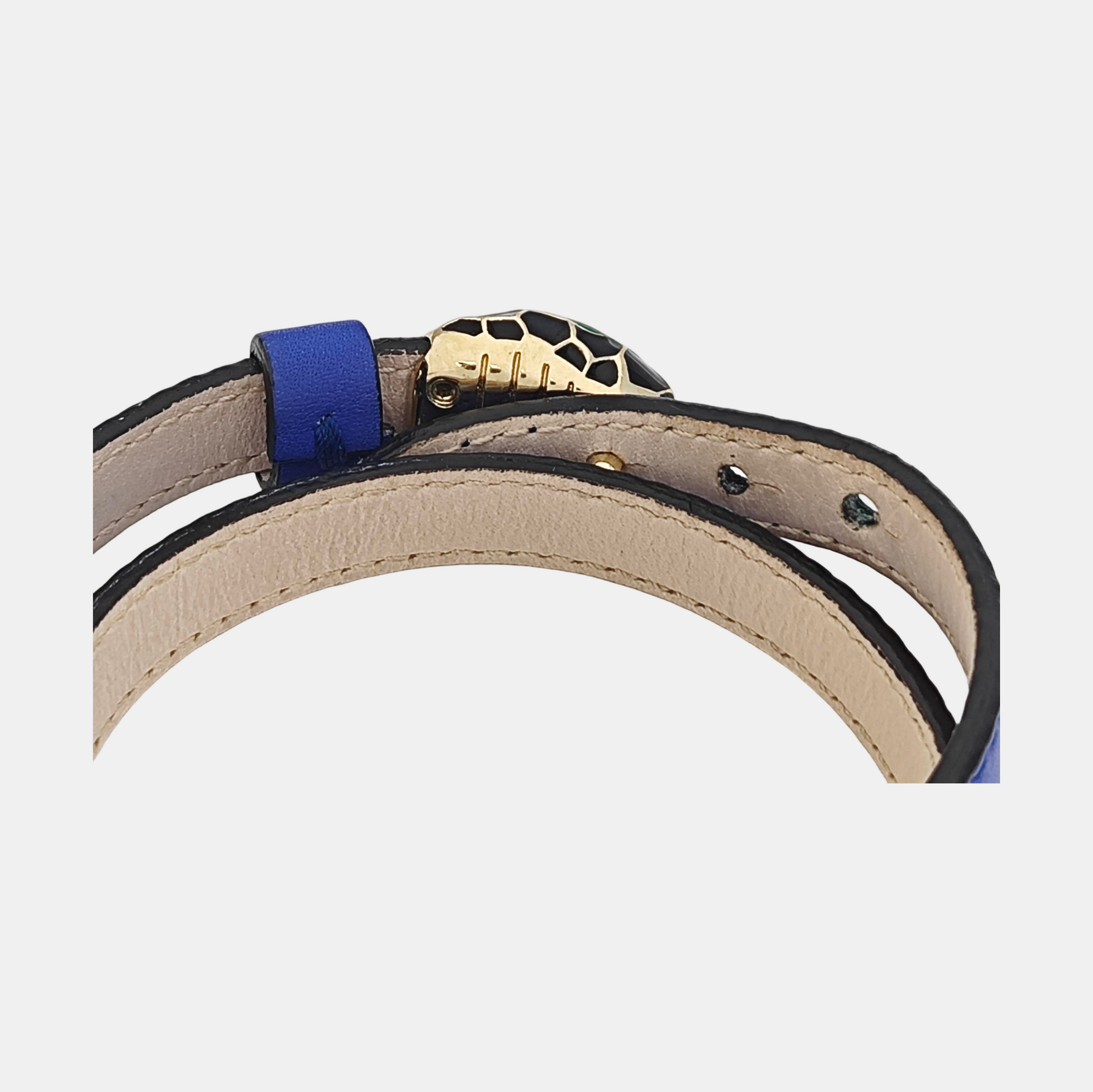 SERPENTI Metal Blue Bracelet