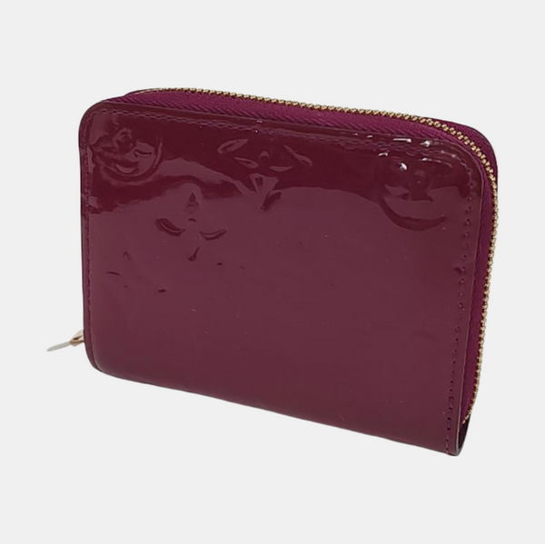 ZIPPY Monogram Patent Leather Red Wallet