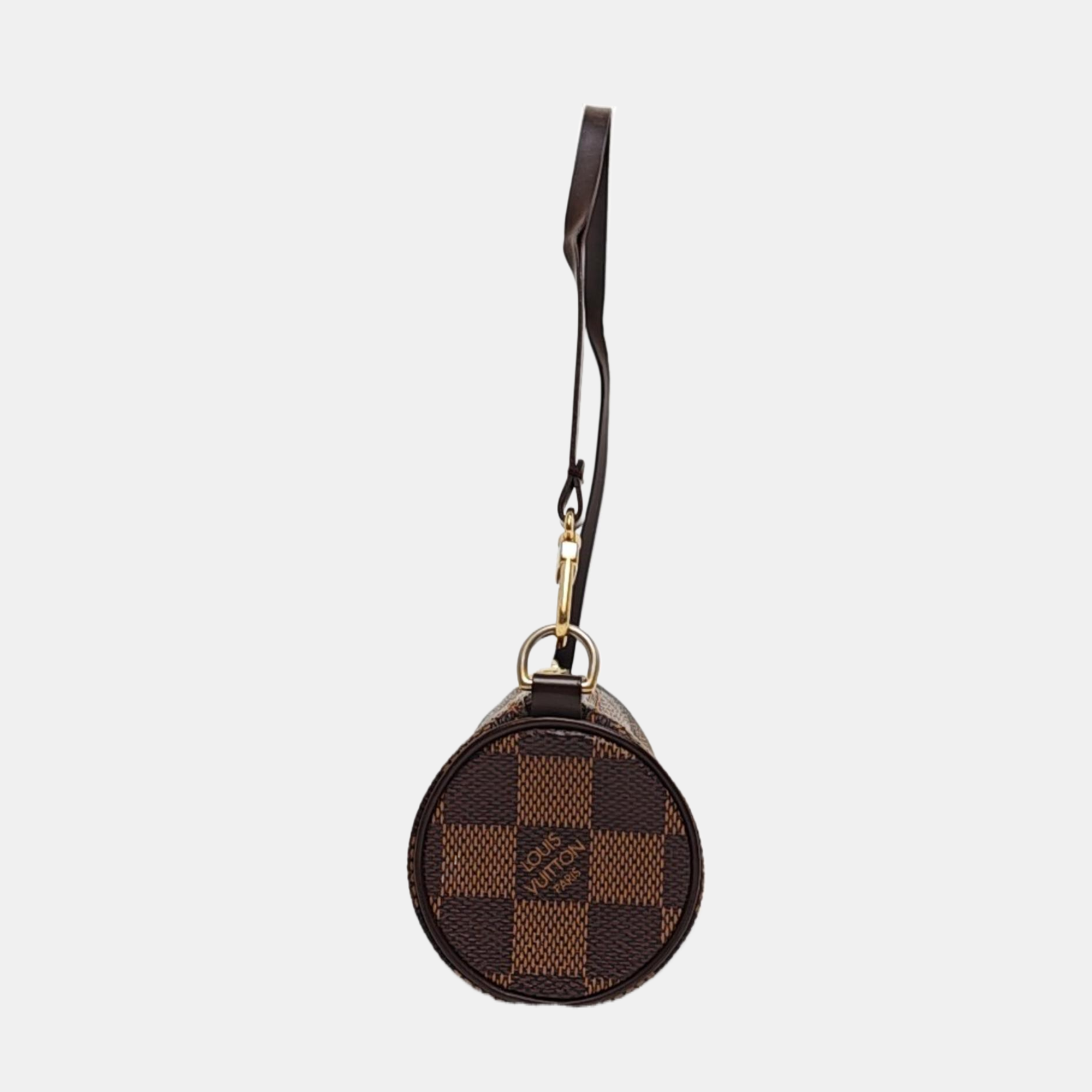 PAPILLON Mini Damier Ebene Coated Canvas Brown