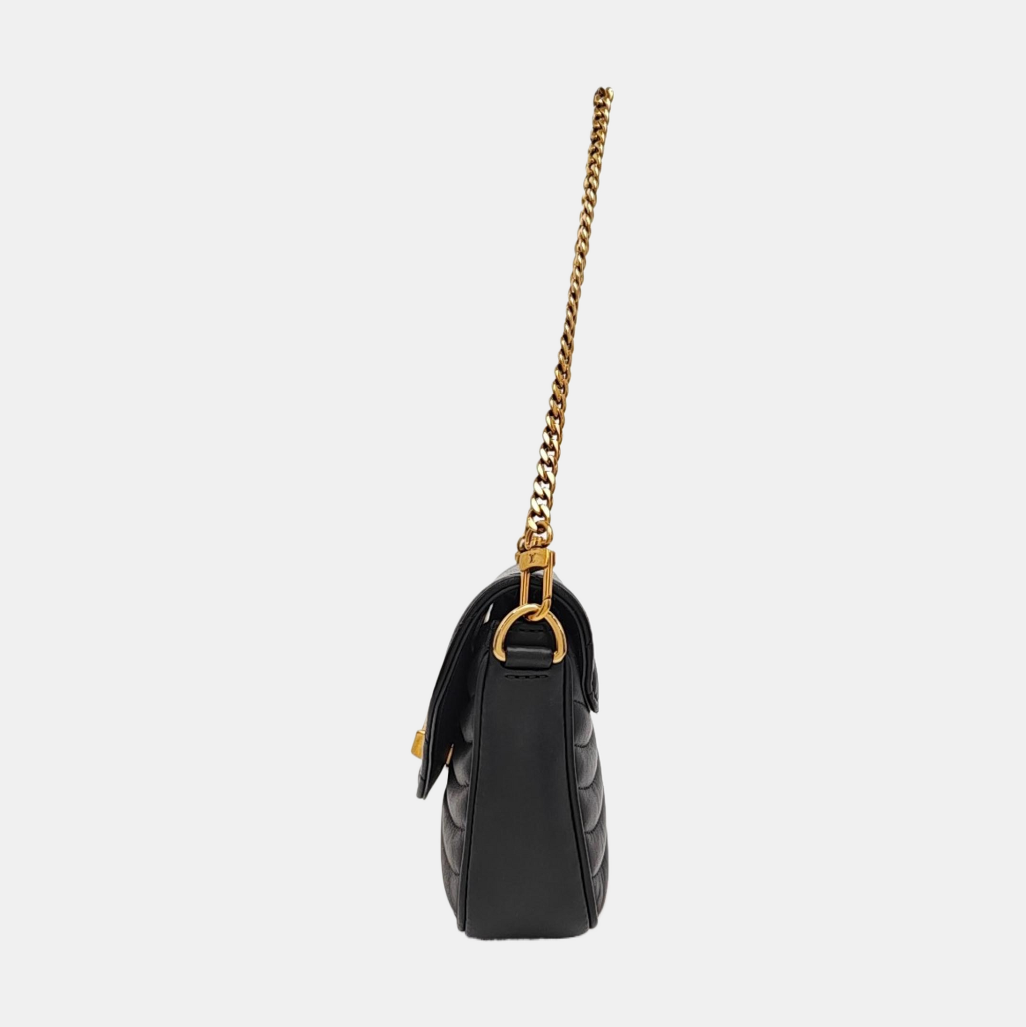 NEW WAVE Quilted Calfskin Black