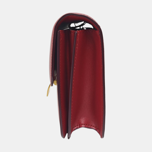 Authenticated pre-owned  CLASSIC BOX Small Calfskin Red - Shoulder Bag at Looply