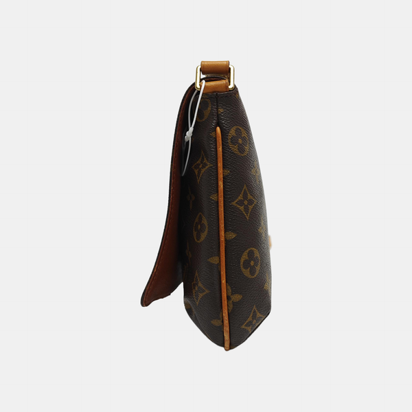MUSETTE TANGO Monogram Coated Canvas Brown