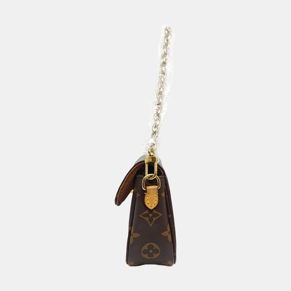 IVY Monogram Coated Canvas Brown