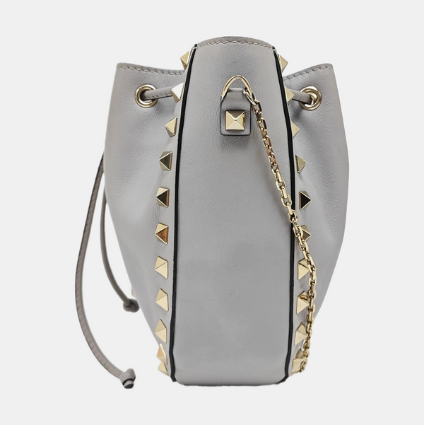 Calfskin Shoulder Bag Gray