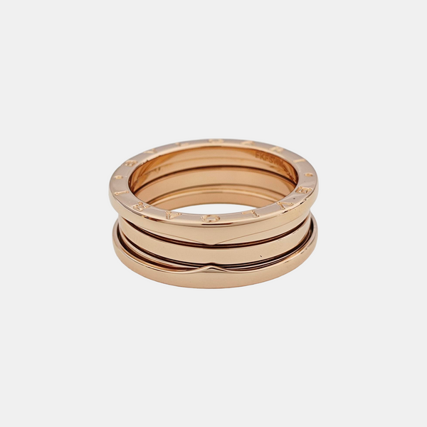 B.ZERO1 18k Rose Gold Ring EU 63