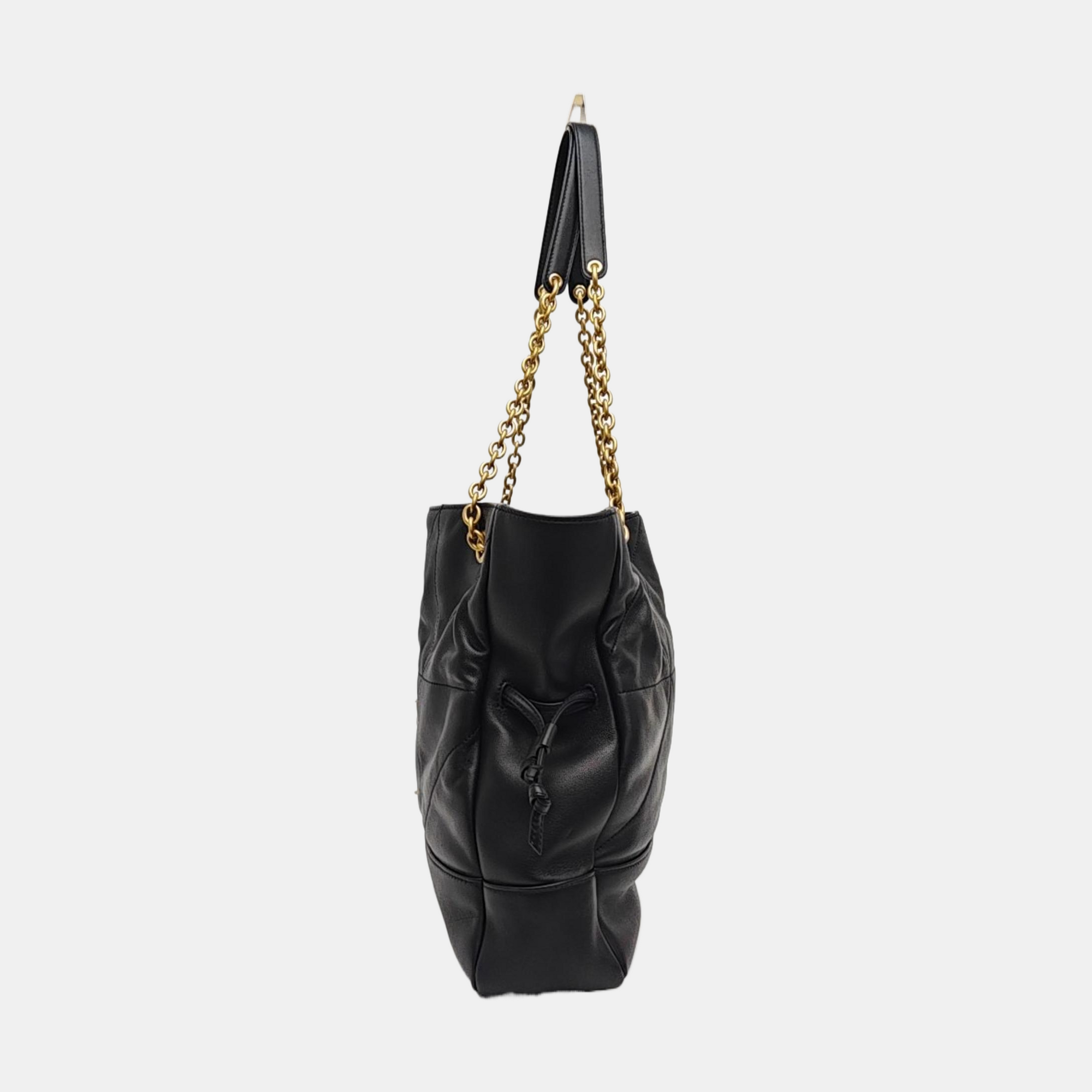 JAMIE SHOPPING Small Quilted Lambskin Black