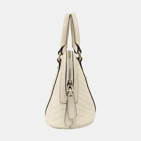 Microguccissima Monogram Calfskin Beige