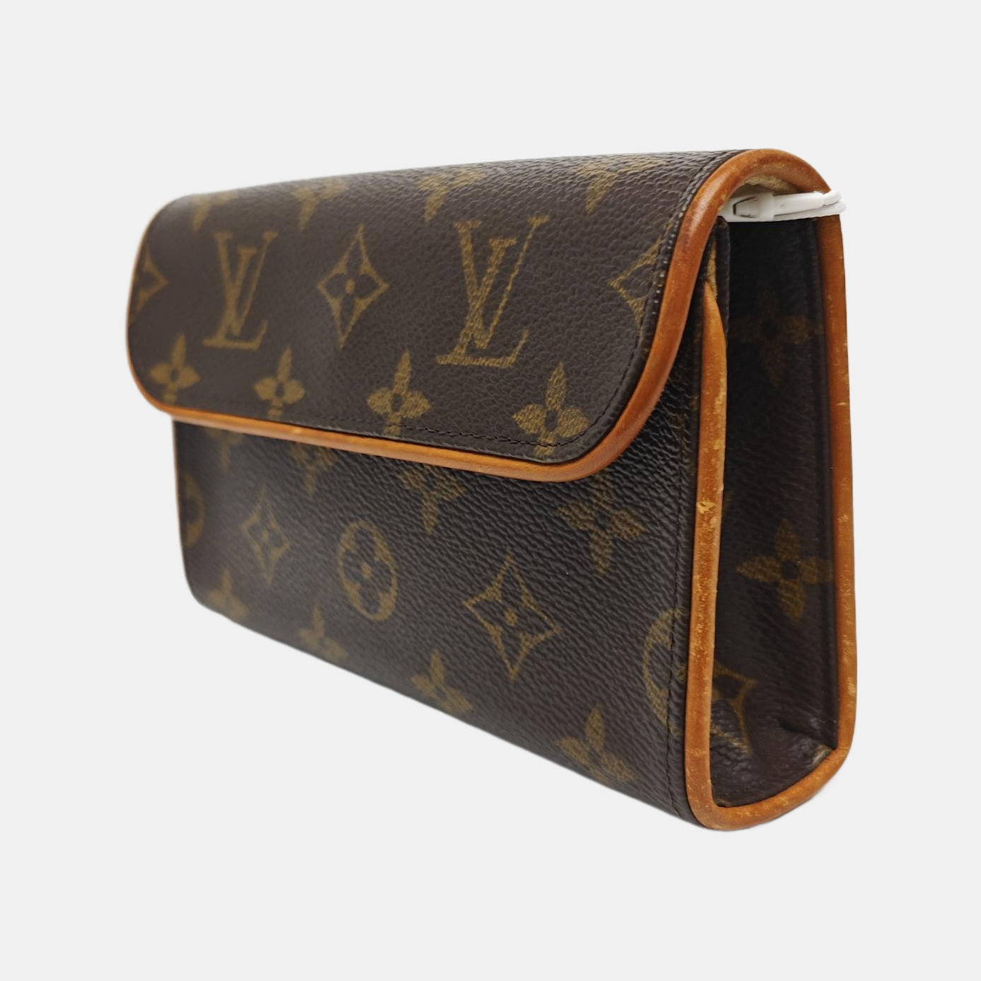 FLORENTINE Monogram Coated Canvas Brown
