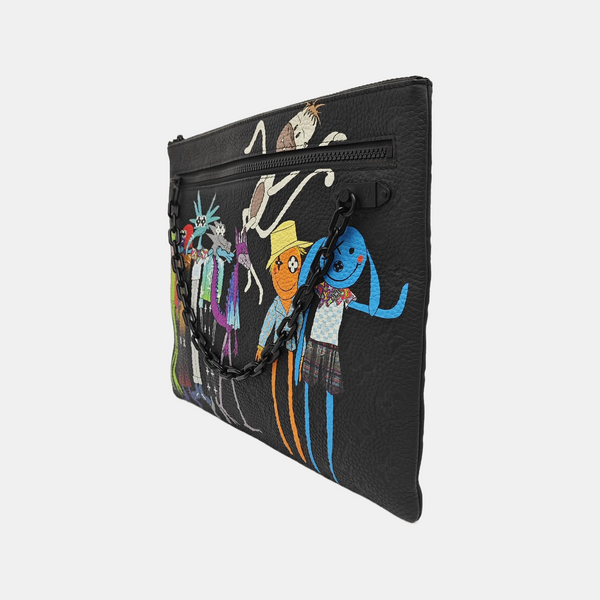 A4 Calfskin Black