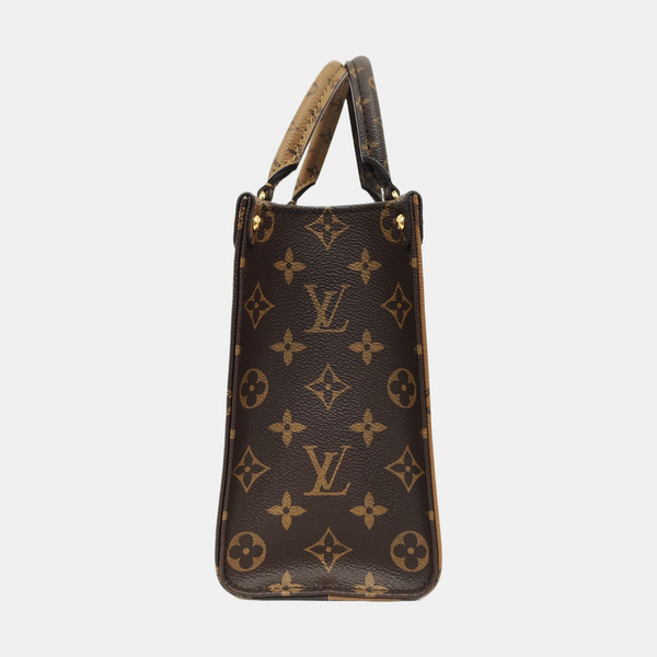 ONTHEGO PM Monogram Coated Canvas Brown