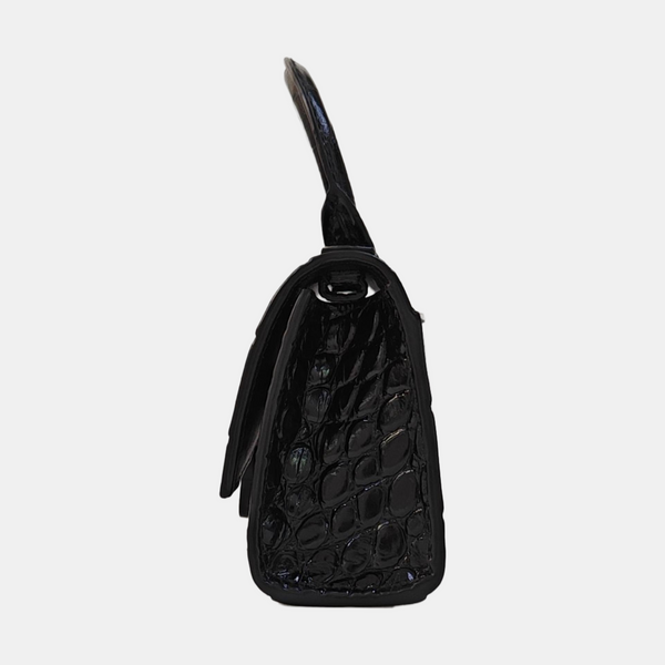 Hourglass Mini Calfskin Black