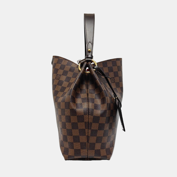 GRACEFUL PM Damier Ebene Coated Canvas Brown