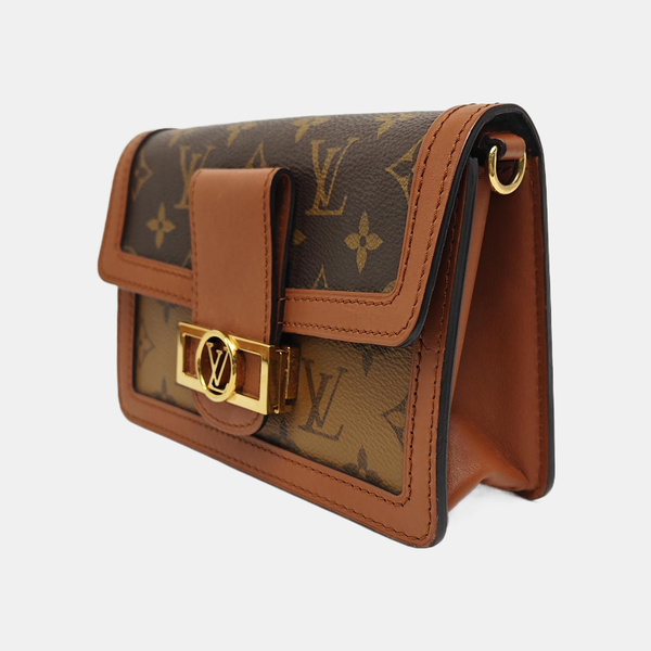 DAUPHINE Monogram Coated Canvas Brown